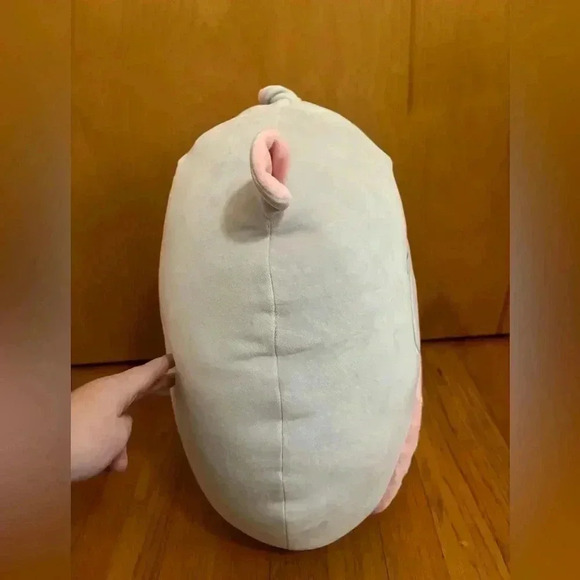 Squishmallow Harrison the Hippo Grey and Pink 16 inches NWT - Picture 6 of 11